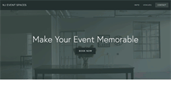 Desktop Screenshot of njeventspaces.com